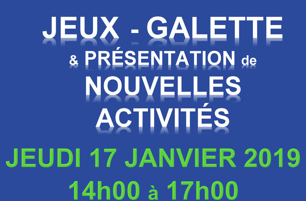 Le club séniors vous invite le 17/01/2019