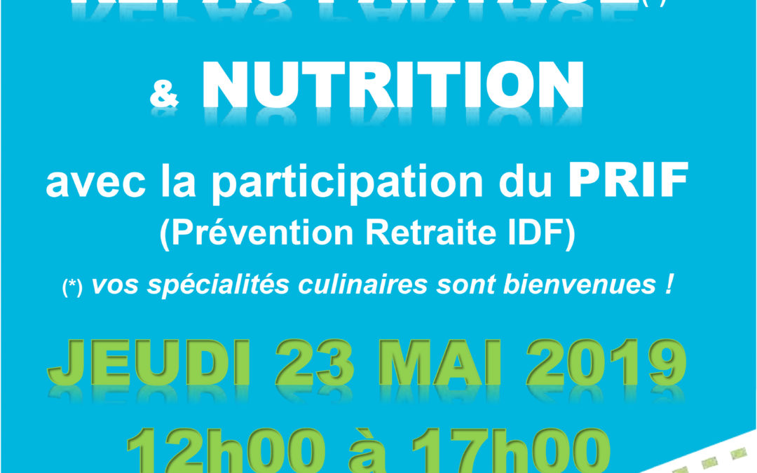 Le Club séniors vous invite à un repas partagé le 23/05/19