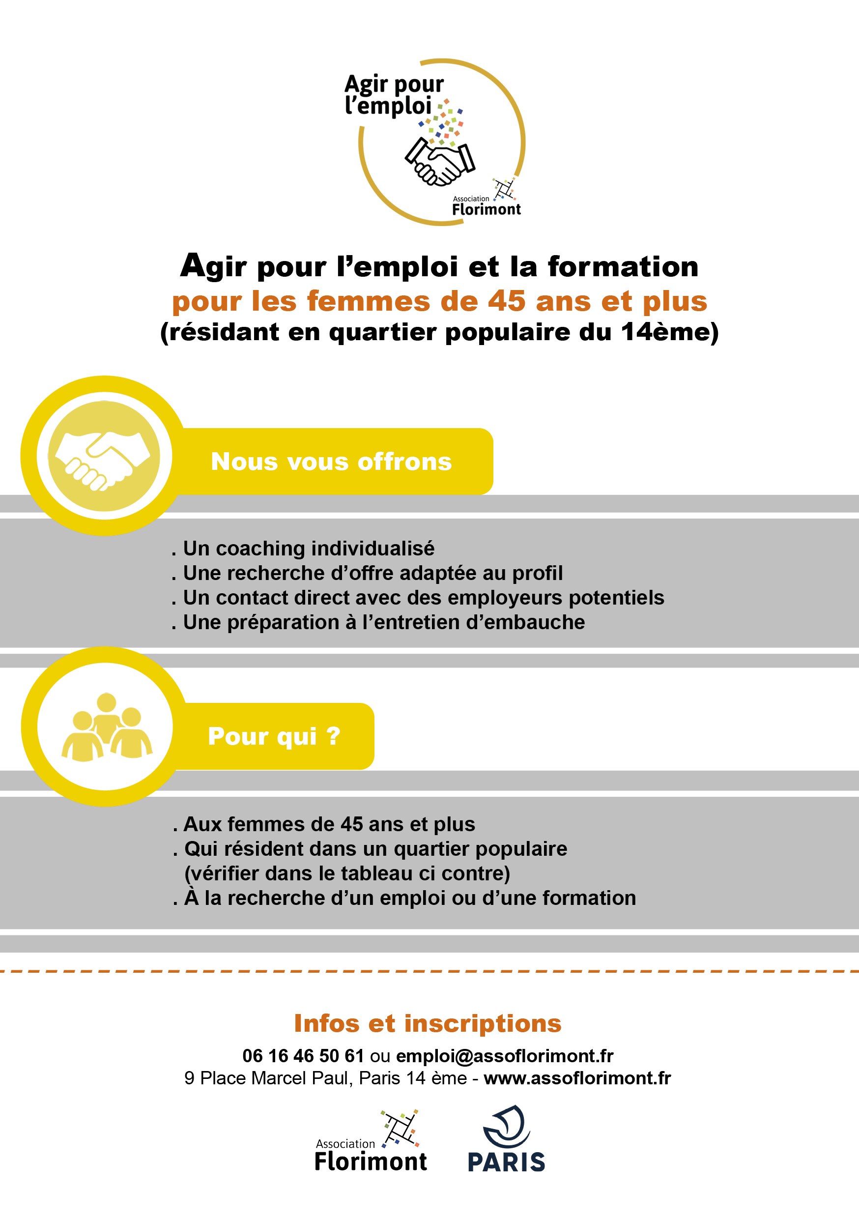 Agir Pour L Emploi Association Florimont Le Chateau Ouvrier