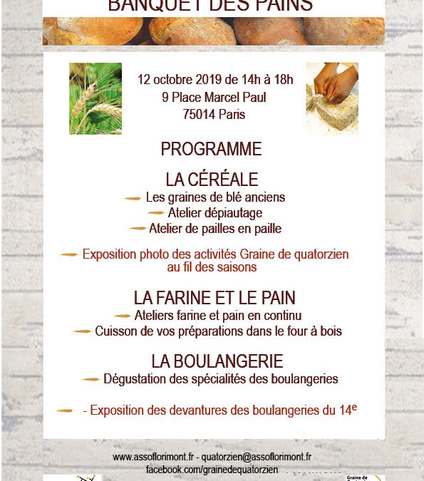 Programme Banquet des pains 2019